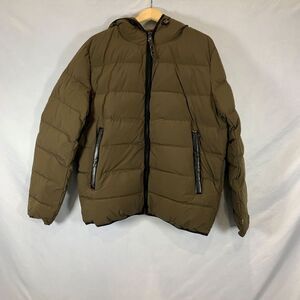 Rudsak Demian Men's Matte Hooded Down Puffer Jacket Army